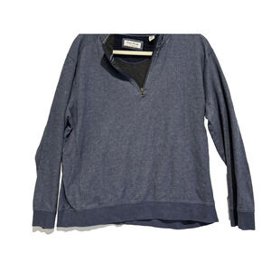 English Laundry 1/4 Zip Pullover LIght Sweater Mens sz XL Blue preppy career
